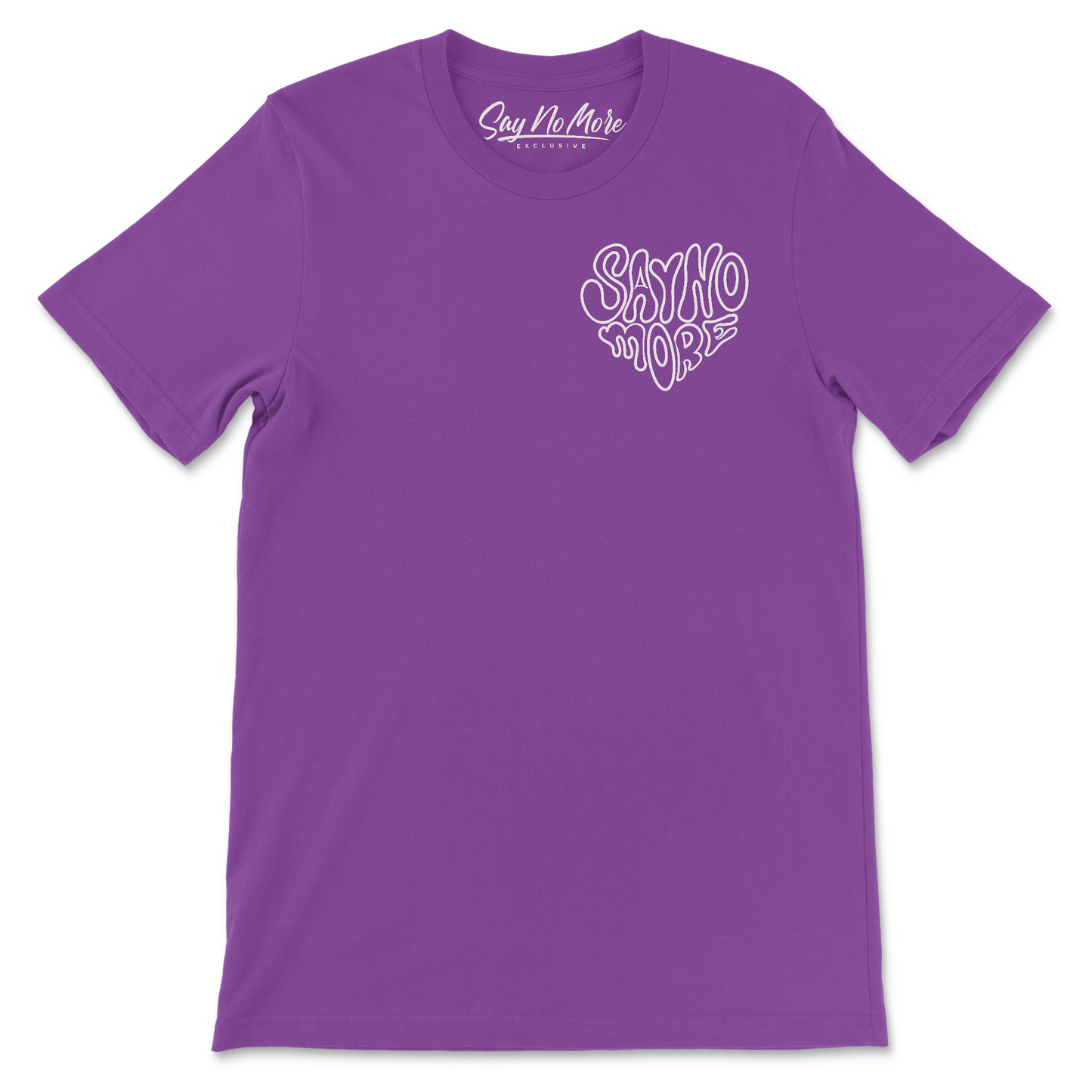 Say No More Heart T Shirt