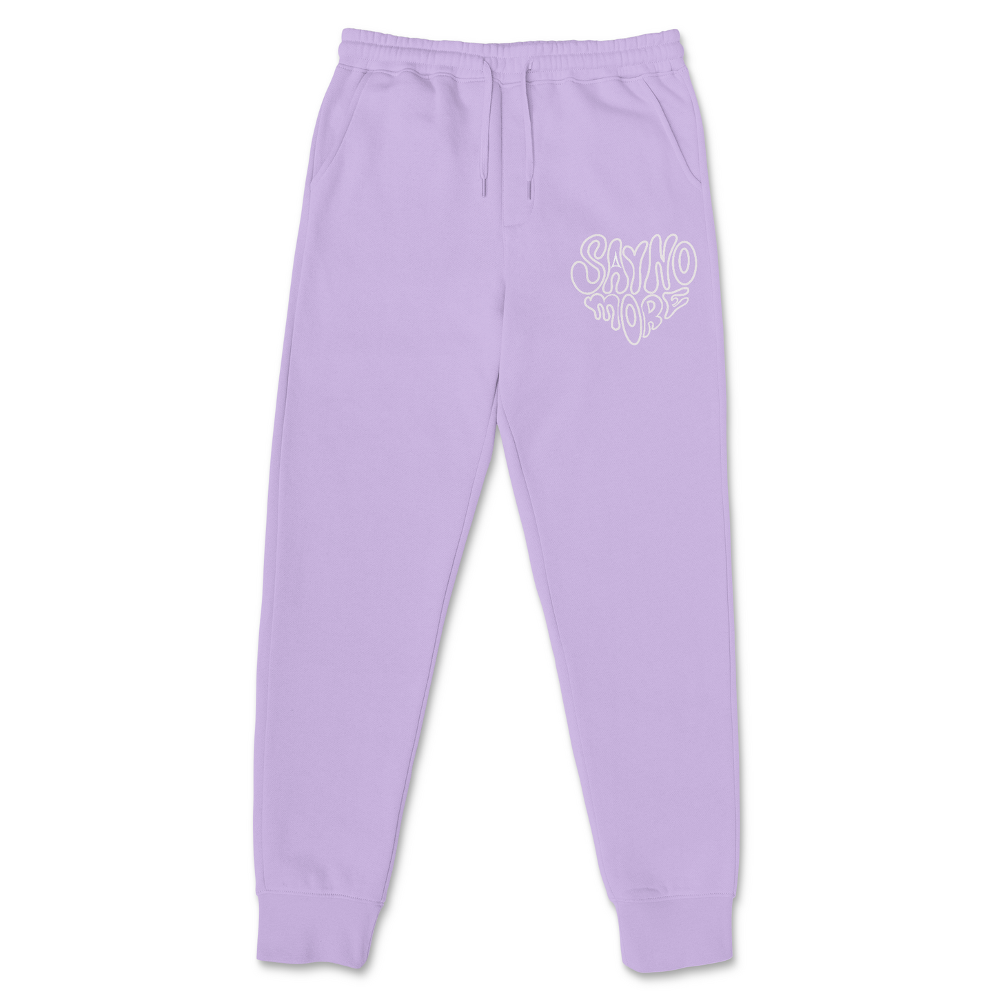 Heart Puff Print Sweatpants