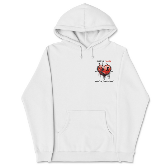 Love is Power Pain is Temporary Hoodie