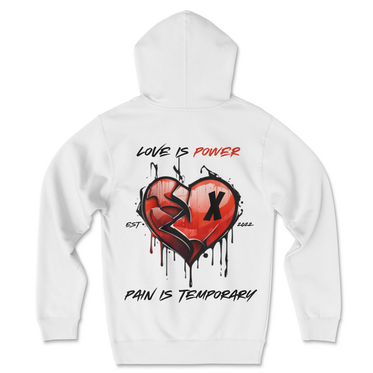 Love is Power Pain is Temporary Hoodie